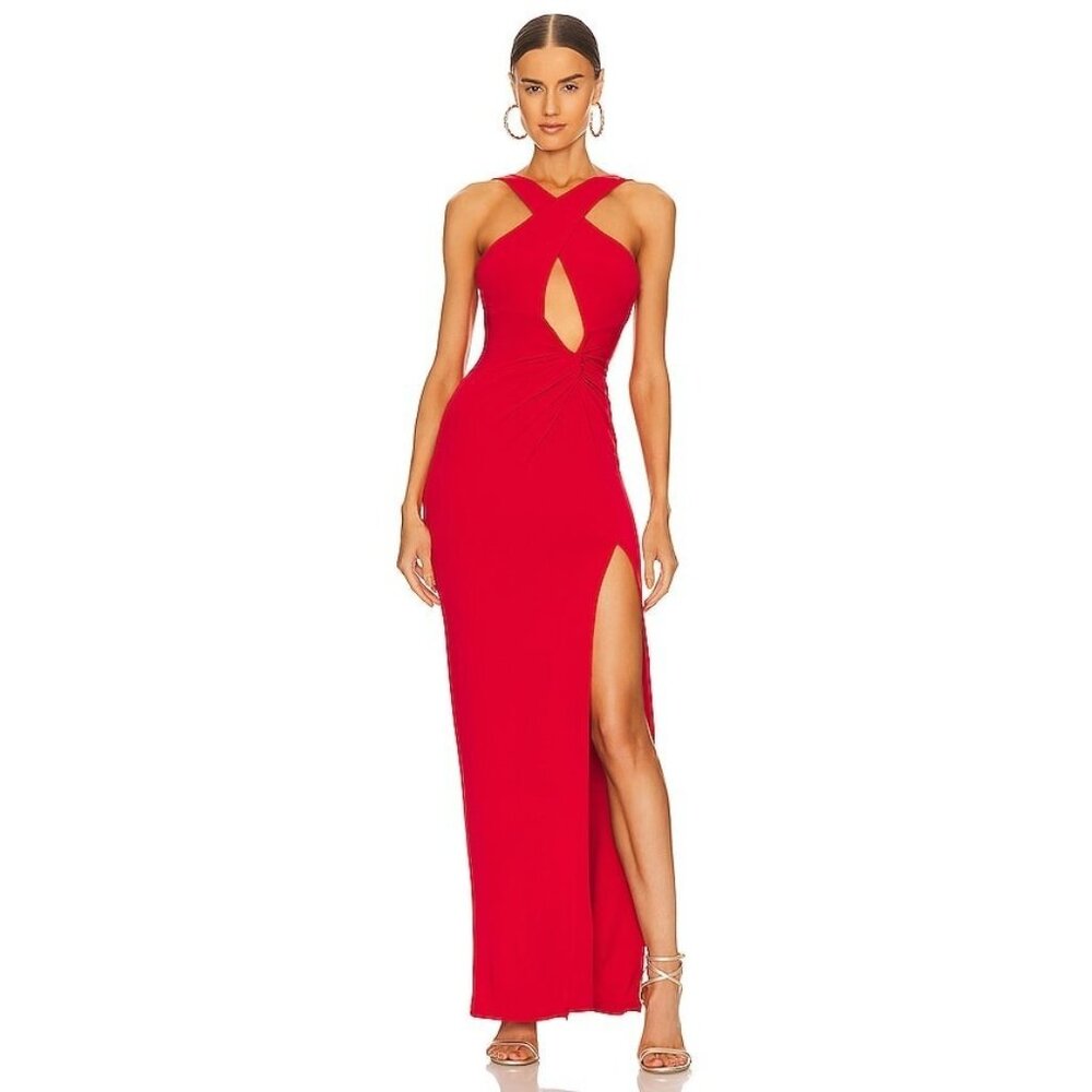 Nookie Scarlet Criss-Cross Maxi Dress
